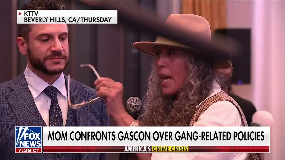 ‘A heart for criminals’: Grieving mom of shooting victim confronts DA George Gascón over lax crime policies