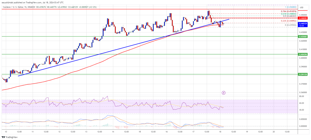 Cardano (ADA) Could Retrace Gains, Yet the Bullish Trend Persists