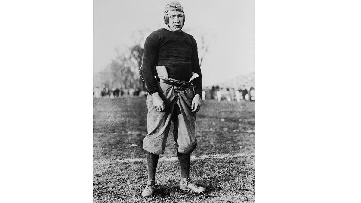 Meet the American who gave flight to football, Bradbury Robinson, college star