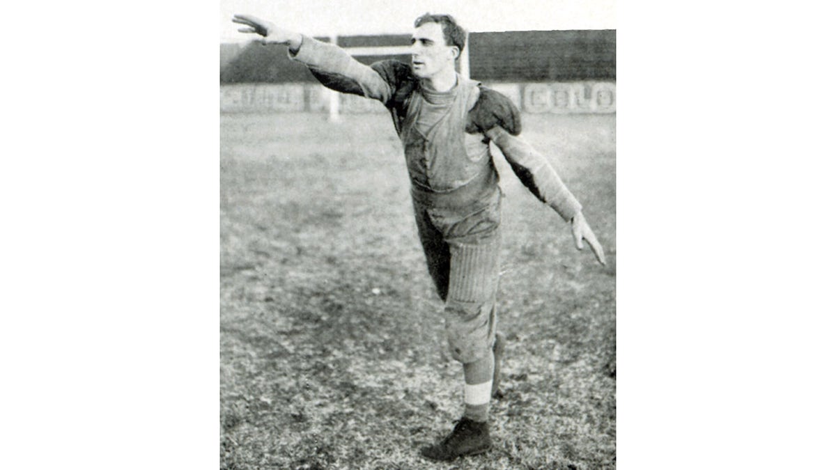 Meet the American who gave flight to football, Bradbury Robinson, college star