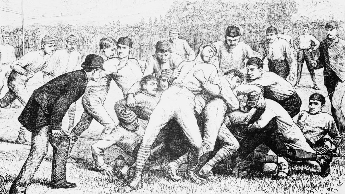 Meet the American who gave flight to football, Bradbury Robinson, college star