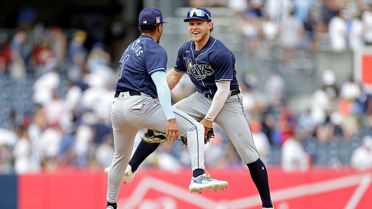 Rays’ Taylor Walls performs Trump-inspired celebration after double vs Yankees